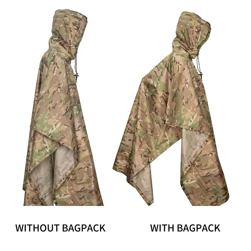 3-in-1-Regenmantel-Rucksack-Re – Camping Rain Poncho Bewertung und Preis
