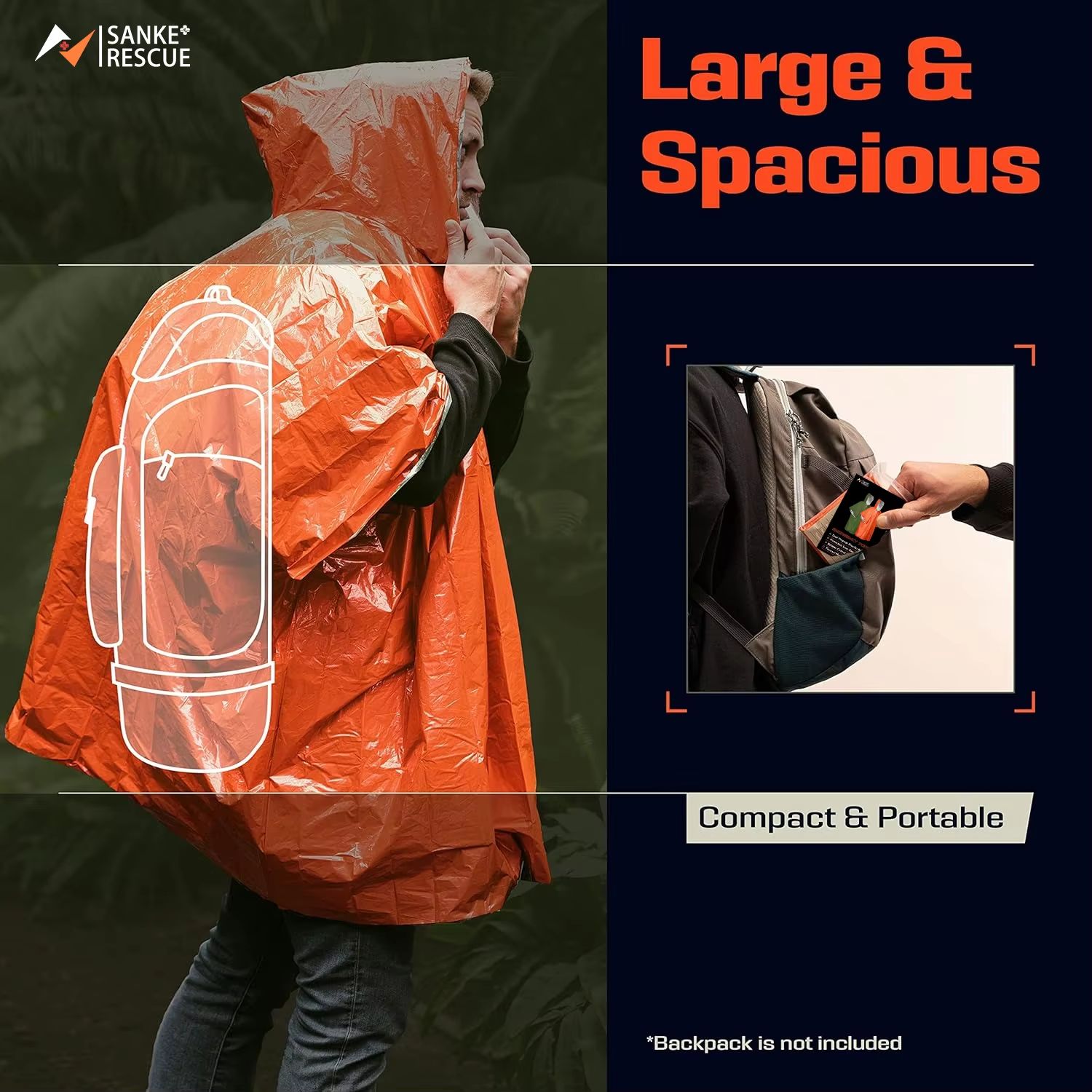 Notfall-Regenponcho, Thermodec – Camping Rain Poncho Bewertung und Preis